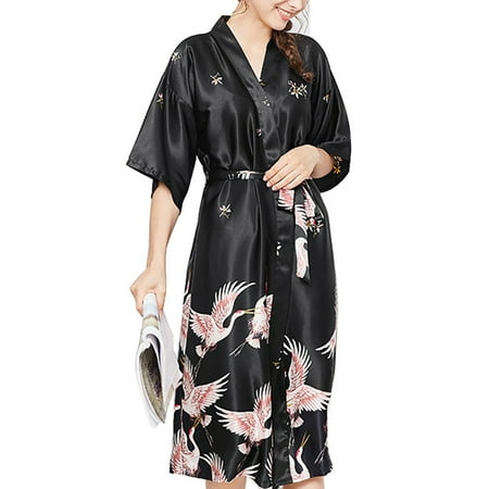 Women Bride Bridesmaid Satin Robe Wedding Gift Sleeping Bathrobe Night-Robe New
Women Bride Bridesmaid Satin Robe Wedding Gift Sleeping Bathrobe Night-Robe New