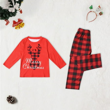 ERTUTUYI Matching Family Pajamas Sets Christmas Deer Print Top And Plaid Pants Homewear For Kids Red 10T
ERTUTUYI Matching Family Pajamas Sets Christmas Deer Print Top And Plaid Pants Homewear For Kids Red 10T