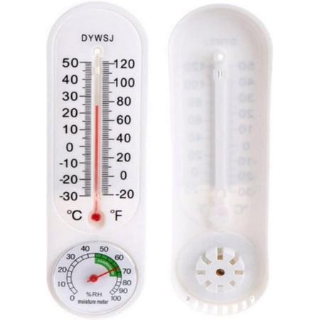 2-Pack Long Wall Hanging Thermometer Humidity Outdoor/Indoor Wall-Mounted Thermometer with Celsius/Fahrenheit for Garden Home Greenhouse
2-Pack Long Wall Hanging Thermometer Humidity Outdoor/Indoor Wall-Mounted Thermometer with Celsius/Fahrenheit for Garden Home Greenhouse