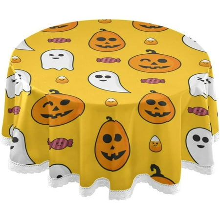 Hidove Halloween Elves Pumpkin Round Tablecloth 60In Table Cover Water Resistant Spill Proof Large Table Cover for Indoor & Outdoor Family Gathering Dinner BBQ Halloween Decoration
Hidove Halloween Elves Pumpkin Round Tablecloth 60In Table Cover Water Resistant Spill Proof Large Table Cover for Indoor & Outdoor Family Gathering Dinner BBQ Halloween Decoration