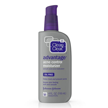 Clean And Clear Advantage Oil Free Acne Moisturizer - 4 Oz, 6 Pack