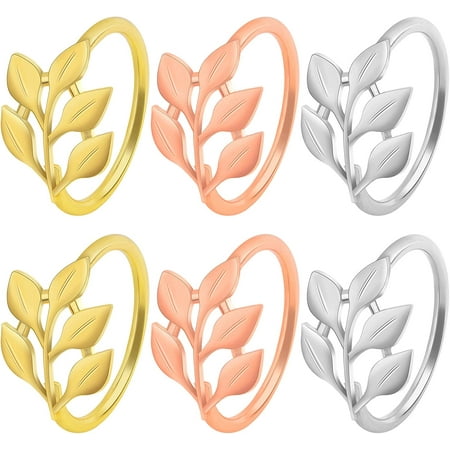 6 Pieces Leaf Napkin Rings Set Metal Napkin Holder Ring Buckles Napkin Band Adornment Dining Table Setting for Wedding Christmas Party Banquet Dinner Decor 3 Colors
6 Pieces Leaf Napkin Rings Set Metal Napkin Holder Ring Buckles Napkin Band Adornment Dining Table Setting for Wedding Christmas Party Banquet Dinner Decor 3 Colors