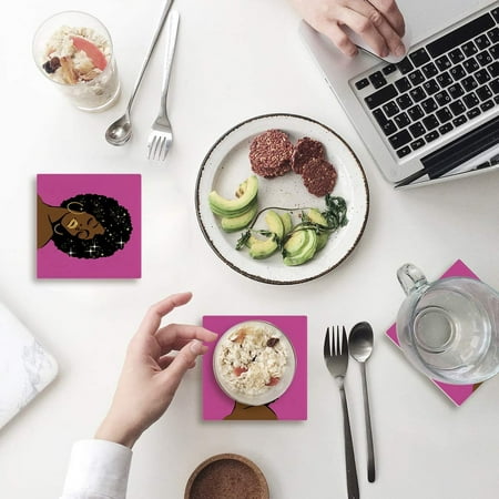 KXMDXA Woman Set of 6 Coaster for Drinks Absorbent Ceramic Stone Coasters Cup Mat with Cork Base for Home Kitchen Room Coffee Table Bar Decor
KXMDXA Woman Set of 6 Coaster for Drinks Absorbent Ceramic Stone Coasters Cup Mat with Cork Base for Home Kitchen Room Coffee Table Bar Decor