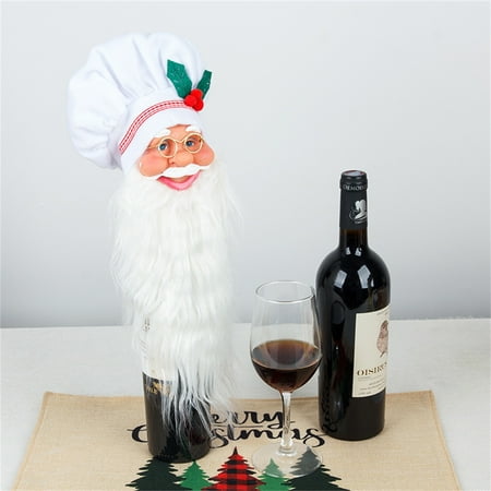 MRULIC Kitchen supplies Christmas Supplies Bottle Set Santa Claus Head Red Wine Cover Case Bag Gift + A
MRULIC Kitchen supplies Christmas Supplies Bottle Set Santa Claus Head Red Wine Cover Case Bag Gift + A