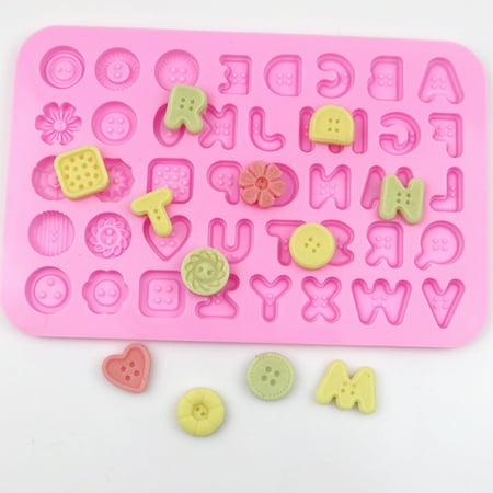 Fogcroll Silicone Mold Letters Shape Reusable Convenient Demoulding Buttons 3D Silicone Fondant Cake Mold for Gifts
Fogcroll Silicone Mold Letters Shape Reusable Convenient Demoulding Buttons 3D Silicone Fondant Cake Mold for Gifts