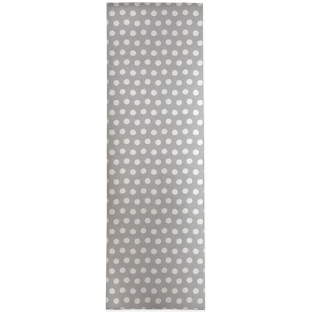 Big Polka Dots Light Grey Kitchen Mat by Kavka Designs