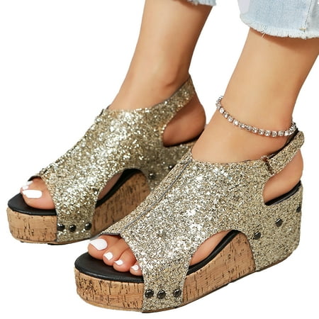 huanledash 1 Pair Women Sandals Thick-soled Open Toe High-Heeled Wedge Ankle Strap Comfortable Sandals for Summer
huanledash 1 Pair Women Sandals Thick-soled Open Toe High-Heeled Wedge Ankle Strap Comfortable Sandals for Summer