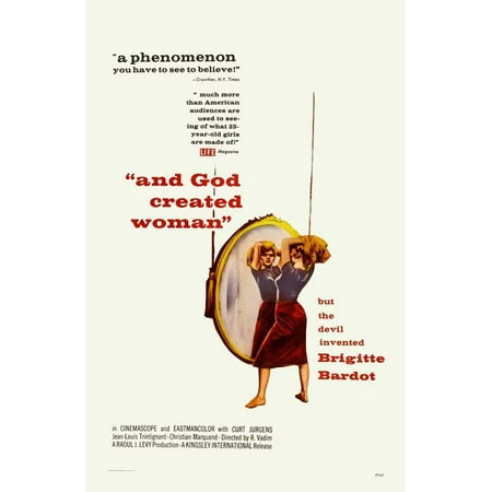 And God Created Woman - movie POSTER (Style B) (11" x 17") (1957)