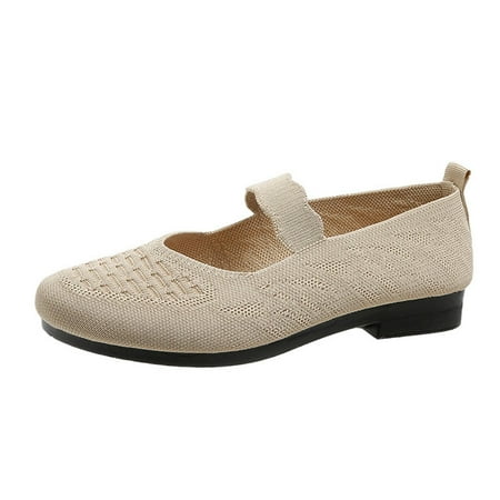 Aufmer Platform Shoes for Women Ladies Flying Woven Solid Color Mesh Surface Shallow Mouth Casual Flat Shoes
Aufmer Platform Shoes for Women Ladies Flying Woven Solid Color Mesh Surface Shallow Mouth Casual Flat Shoes