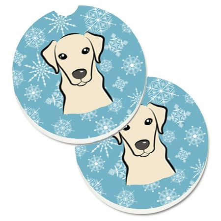 Carolines Treasures BB1656CARC Snowflake Yellow Labrador Set of 2 Cup Holder Car Coasters Large multicolor
Carolines Treasures BB1656CARC Snowflake Yellow Labrador Set of 2 Cup Holder Car Coasters Large multicolor