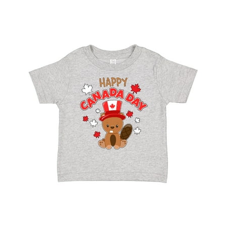 Inktastic Happy Canada Day Gift Toddler Boy or Toddler Girl T-Shirt