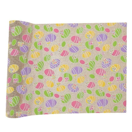 Easter Table Runner Linen Rectangular Table Overlay Holiday Party Decorations (eggs)
Easter Table Runner Linen Rectangular Table Overlay Holiday Party Decorations (eggs)