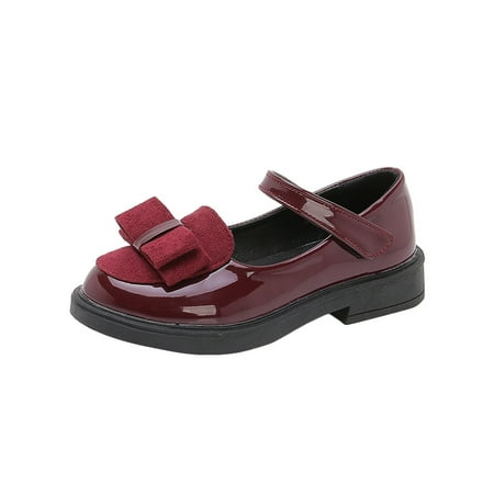 Ferndule Girls Comfort Flat Flats Performance Glossy Round Toe Dress Shoes Party Soft Bow Mary Jane
Ferndule Girls Comfort Flat Flats Performance Glossy Round Toe Dress Shoes Party Soft Bow Mary Jane
