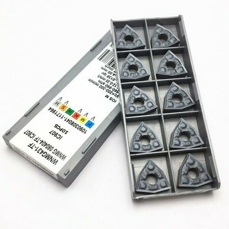 10Pcs Wnmg431-Tf Ic907 Wnmg080404-Tfic907 Carbide Inserts