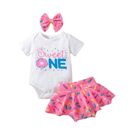 0-18M Newborn Infant Toddler Baby Girl Clothes Sets 1st Birthday Donuts Romper Ruffle Skirts Headband Summer Outfit
0-18M Newborn Infant Toddler Baby Girl Clothes Sets 1st Birthday Donuts Romper Ruffle Skirts Headband Summer Outfit