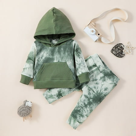 RPVATI Newborn Infant Baby Clothes Long Sleeve Tie-Dye Hooded Hoodie Pants 2 Pieces Fall Winter Outfits Set
RPVATI Newborn Infant Baby Clothes Long Sleeve Tie-Dye Hooded Hoodie Pants 2 Pieces Fall Winter Outfits Set