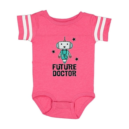Inktastic Future Doctor Outfit Robot Gift Baby Boy or Baby Girl Bodysuit