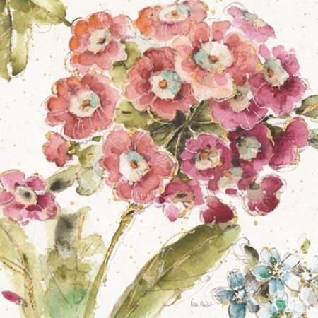 Country Bloom IV Rolled Canvas Art - Lisa Audit (12 x 12)