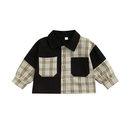 Toddler Baby Girl Boy Kid Uni Shirt Lapel Plaid Button Down Long Sleeve Blouse Tops Fall Casual Infant Clothes
Toddler Baby Girl Boy Kid Uni Shirt Lapel Plaid Button Down Long Sleeve Blouse Tops Fall Casual Infant Clothes