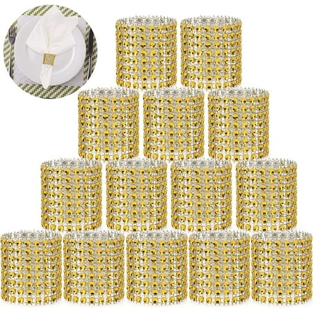 Bling Napkin Rings Set of 150 Rhinestone Gold Napkin Rings Diamond Adornment Napkin Holder Bulk for Wedding Dinner Party Table Decorations Gold
Bling Napkin Rings Set of 150 Rhinestone Gold Napkin Rings Diamond Adornment Napkin Holder Bulk for Wedding Dinner Party Table Decorations Gold