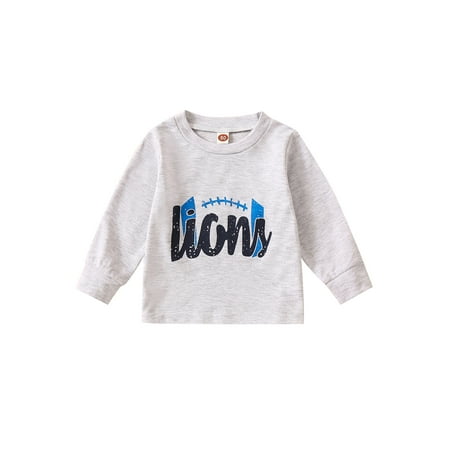 Nokpsedcb Kids Toddler Girls Boys Sweatshirt Casual Letter Rugby Print Pullover Tops Long Sleeve T-shirt Streetwear Grey 2-3 Years
Nokpsedcb Kids Toddler Girls Boys Sweatshirt Casual Letter Rugby Print Pullover Tops Long Sleeve T-shirt Streetwear Grey 2-3 Years
