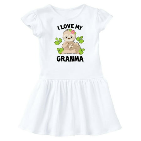 Inktastic Cute Sloth I Love My Granma with Green Leaves Gift Baby Girl Dress
Inktastic Cute Sloth I Love My Granma with Green Leaves Gift Baby Girl Dress