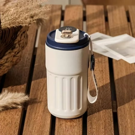Portable 15.22oz Stainless Steel Vacuum Cup with Temperature Display - Perfect Travel Companion - Ideal Coffee Cup for Summer and Winter Great Birthday Gift Option
Portable 15.22oz Stainless Steel Vacuum Cup with Temperature Display - Perfect Travel Companion - Ideal Coffee Cup for Summer and Winter Great Birthday Gift Option