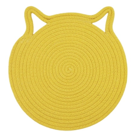 Meizhencang Bowl Mat Environmentally Friendly Heat Insulation Cat Ear Shape Tea Coffee Cup Coaster for Cafes
Meizhencang Bowl Mat Environmentally Friendly Heat Insulation Cat Ear Shape Tea Coffee Cup Coaster for Cafes