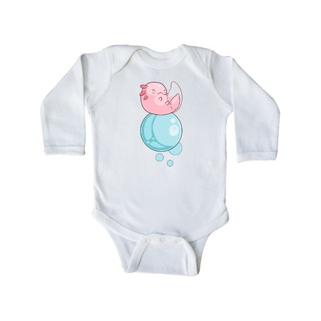 Inktastic Cute Axolotl Sitting on a Bubble Gift Baby Boy or Baby Girl Long Sleeve Bodysuit
Inktastic Cute Axolotl Sitting on a Bubble Gift Baby Boy or Baby Girl Long Sleeve Bodysuit