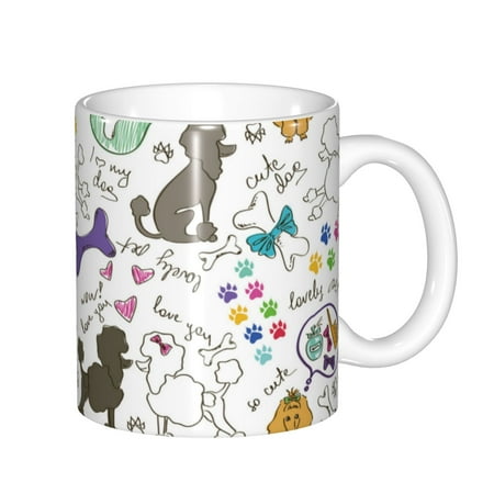 Yiaed Colorful Poodle Dog Print Ceramics Coffee Large Handle Design Extra Large Tea and Coffee Cup for Office and Home Mugs
Yiaed Colorful Poodle Dog Print Ceramics Coffee Large Handle Design Extra Large Tea and Coffee Cup for Office and Home Mugs