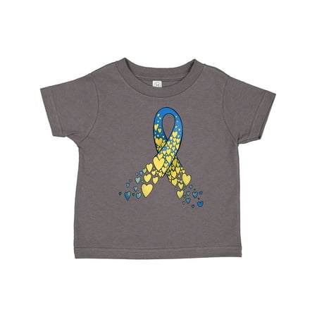 Inktastic Down Syndrome Awareness Blue and Yellow Hearts Ribbon Gift Toddler Boy or Toddler Girl T-Shirt
Inktastic Down Syndrome Awareness Blue and Yellow Hearts Ribbon Gift Toddler Boy or Toddler Girl T-Shirt