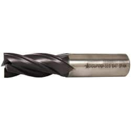 Accupro 3/4 1-5/8 LOC 3/4 Shank Diam 3-7/8 OAL 4 Flute Powdered Metal Square End Mill Single End TiAlN Finish Spiral Flute 30° Helix Centercutting Right Hand Cut Right Hand Flute
Accupro 3/4 1-5/8 LOC 3/4 Shank Diam 3-7/8 OAL 4 Flute Powdered Metal Square End Mill Single End TiAlN Finish Spiral Flute 30° Helix Centercutting Right Hand Cut Right Hand Flute