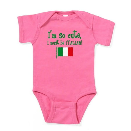 CafePress - So Cute Italian - Cute Infant Bodysuit Baby Romper - Size Newborn - 24 Months
CafePress - So Cute Italian - Cute Infant Bodysuit Baby Romper - Size Newborn - 24 Months