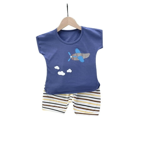 GETHOME 2pcs Daily Cartoon Print Loose Crew Neck Boy Clothes Set Summer Tops Short Pants
GETHOME 2pcs Daily Cartoon Print Loose Crew Neck Boy Clothes Set Summer Tops Short Pants