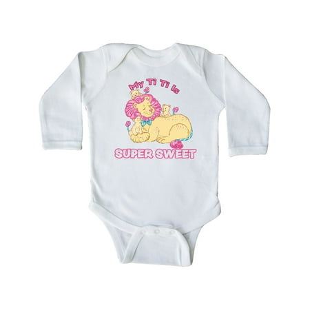 Inktastic My Ti Ti Is Super Sweet Cotton Candy Lions with Pink Mane Gift Baby Boy or Baby Girl Long Sleeve Bodysuit
Inktastic My Ti Ti Is Super Sweet Cotton Candy Lions with Pink Mane Gift Baby Boy or Baby Girl Long Sleeve Bodysuit