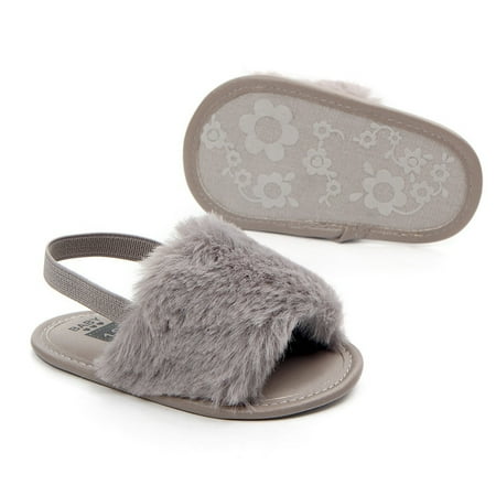 Baby Girls Sandals Infant Elastic Back Strap Flats Slippers Soft Toddles Princess Shoes Faux Fur Slides Shoes First Walker House Shoes
Baby Girls Sandals Infant Elastic Back Strap Flats Slippers Soft Toddles Princess Shoes Faux Fur Slides Shoes First Walker House Shoes