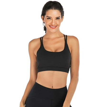 DODOING Women s Sports Bra Cross Back Strappy Removable Pads Yoga Running Workout Bra Sports Bra
DODOING Women s Sports Bra Cross Back Strappy Removable Pads Yoga Running Workout Bra Sports Bra