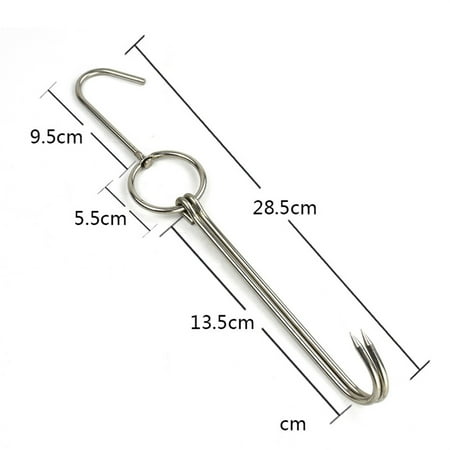Christmas Clearance! VWRXBZ Stainless Steel Double Meat Hooks Roast Ducks Bacons Shop Hook BBQ Grill Hanger Cooking Tools Accessories
Christmas Clearance! VWRXBZ Stainless Steel Double Meat Hooks Roast Ducks Bacons Shop Hook BBQ Grill Hanger Cooking Tools Accessories