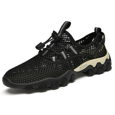 Summer Fashion Men Casual Shoes Breathable Sweat wicking Mesh Sneakers Outdoor Non slip Easy To Bend Male Water Sports Trainers
Summer Fashion Men Casual Shoes Breathable Sweat wicking Mesh Sneakers Outdoor Non slip Easy To Bend Male Water Sports Trainers