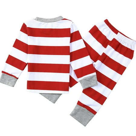 2020 Best Christmas Family Pajamas 2-Piece Set Christmas Family Matching Pajamas Set Stripe Sleepwear Child 90 
2020 Best Christmas Family Pajamas 2-Piece Set Christmas Family Matching Pajamas Set Stripe Sleepwear Child 90