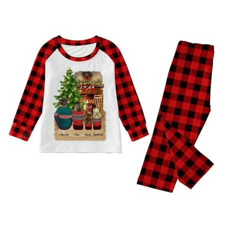 Family Matching Outfits Kids Jumpsuit For Christmas Pajamas Cute Big Headed Deer Print Plaid Long Sleeve Romper Soft Casusal Holiday Sleepwear Matching Clothing Set (4 Years-5 Years)
Family Matching Outfits Kids Jumpsuit For Christmas Pajamas Cute Big Headed Deer Print Plaid Long Sleeve Romper Soft Casusal Holiday Sleepwear Matching Clothing Set (4 Years-5 Years)
