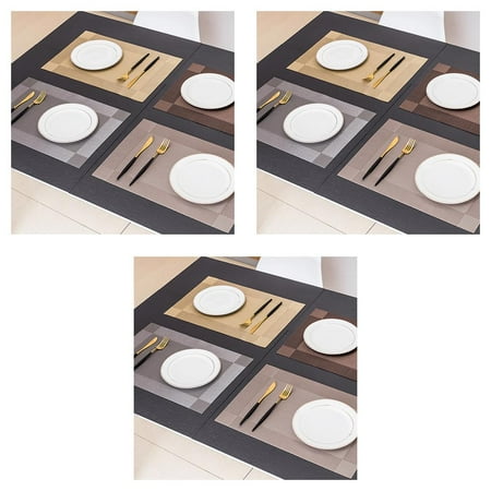 3pcs Heat-resistant Placemat PVC Woven Washable Non-Slip Table Mat for Kitchen Dinning Table F024
3pcs Heat-resistant Placemat PVC Woven Washable Non-Slip Table Mat for Kitchen Dinning Table F024