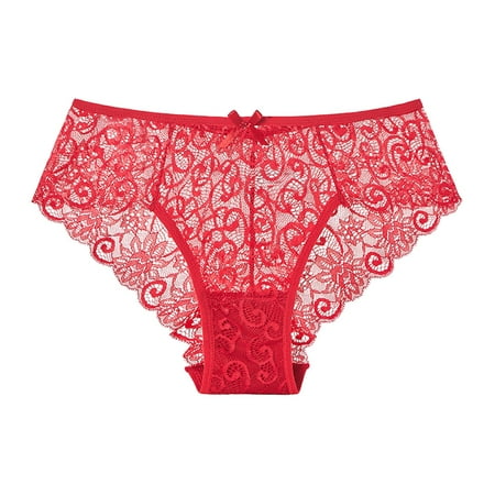 DENGDENG Women s See Through Thong Breathable Panties Sexy Lace Floral Low Waisted Underwear
DENGDENG Women s See Through Thong Breathable Panties Sexy Lace Floral Low Waisted Underwear