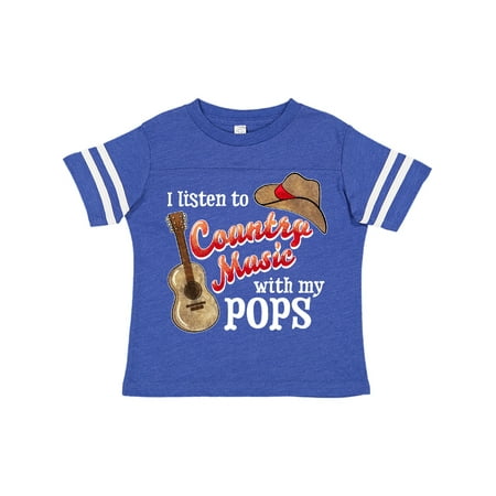 Inktastic I Listen to Country Music with my Pops with Guitar and Hat Gift Toddler Boy or Toddler Girl T-Shirt
Inktastic I Listen to Country Music with my Pops with Guitar and Hat Gift Toddler Boy or Toddler Girl T-Shirt
