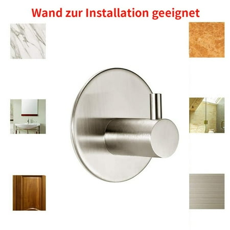Kuluzego Self-Adhesive Hooks 304 Stainless Steel Bathrobe Hooks Wall Hooks Big Deal
Kuluzego Self-Adhesive Hooks 304 Stainless Steel Bathrobe Hooks Wall Hooks Big Deal