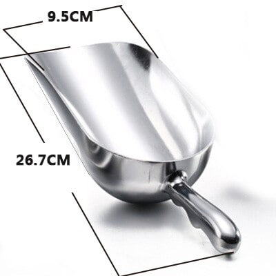 1080ML Ice Scoop Aluminum Alloy Shovel Ice Grain Coffee Bean Scoop Bar Ice Scraper Kitchen Storage Tool Coffee Spoon
1080ML Ice Scoop Aluminum Alloy Shovel Ice Grain Coffee Bean Scoop Bar Ice Scraper Kitchen Storage Tool Coffee Spoon
