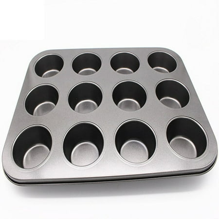 12 Cups DIY Cupca Baking Tray Tools Non-stick Steel Mold Egg Tart Baking Tray Dish Muffin Ca Mould Round Biscuit Pan
12 Cups DIY Cupca Baking Tray Tools Non-stick Steel Mold Egg Tart Baking Tray Dish Muffin Ca Mould Round Biscuit Pan