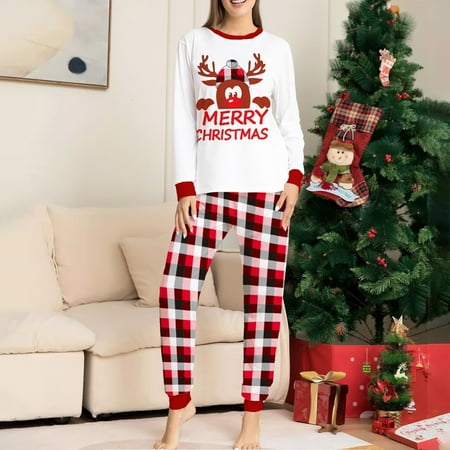 MIARHB Family Christmas Matching Sets ChristmasElk Round Neck Long Sleeve Plaid Top Christmas 49PCS Sleepwear Women XXXL
MIARHB Family Christmas Matching Sets ChristmasElk Round Neck Long Sleeve Plaid Top Christmas 49PCS Sleepwear Women XXXL