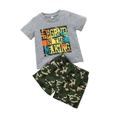 OVTICZA Toddler Baby Boy Summer Short Sleeve Beach Clothing Set T Shirts and Shorts Set Outfit with Gray 80
OVTICZA Toddler Baby Boy Summer Short Sleeve Beach Clothing Set T Shirts and Shorts Set Outfit with Gray 80