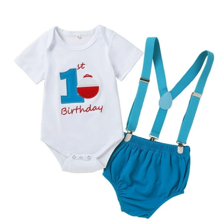 EHTMSAK Infant Baby Toddler Boy 2PCS Letter Print Clothing Set Summer Outfits Bodysuit and Suspender Shorts Set Short Sleeve White 6M-18M 90
EHTMSAK Infant Baby Toddler Boy 2PCS Letter Print Clothing Set Summer Outfits Bodysuit and Suspender Shorts Set Short Sleeve White 6M-18M 90